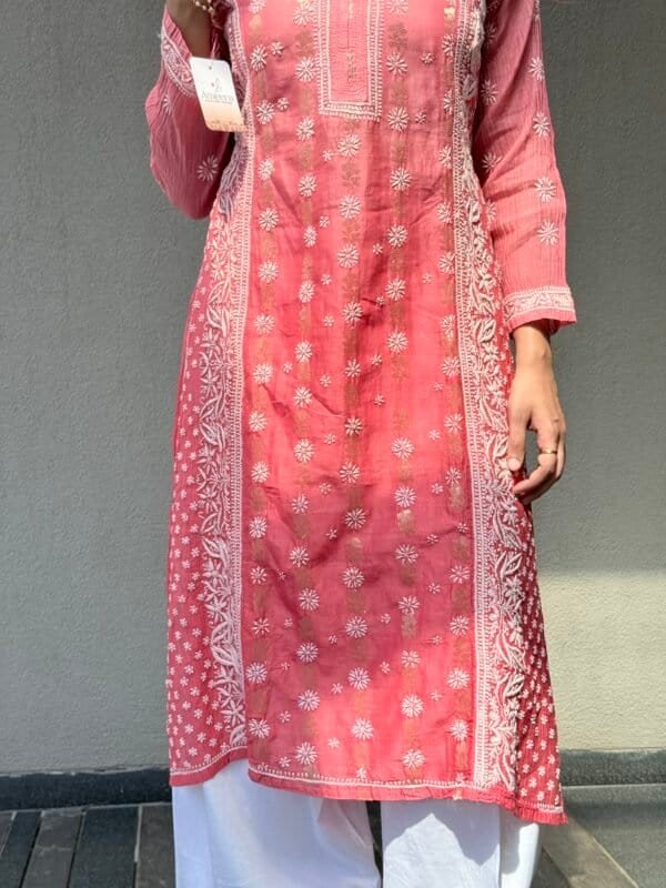 a line pink white thread 2