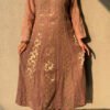 kali chikankari kurta rose gold 3