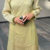 kali chikankri kurta pista green 4